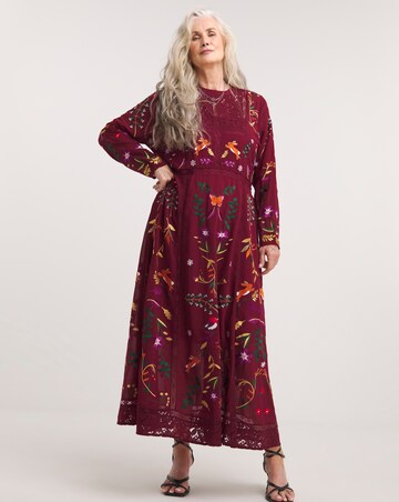 Joe Browns Enchanted Occasion Forset Embroidered Maxi Dress