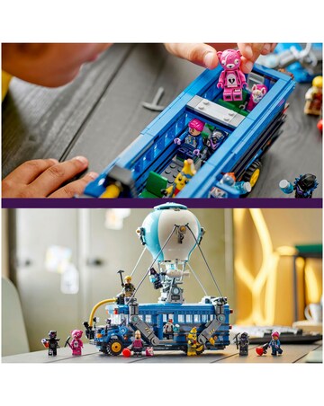 LEGO Fortnite Battle Bus Collectible Video Game Toy with Minifigures 77073
