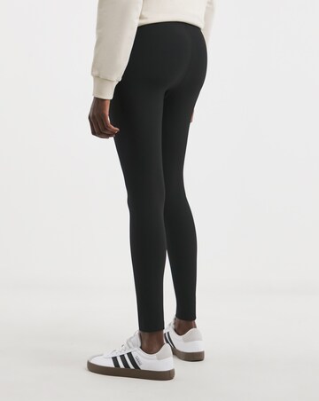Black Ribbed Legging