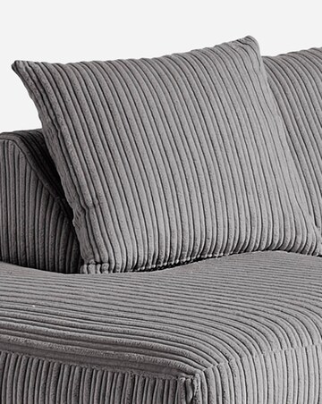 Ferguson Jumbo Cord Left Hand Chaise Sofa