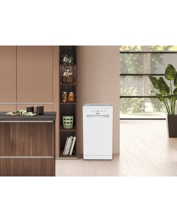 Hotpoint HP2FE10CS90WUK Slimline Dishwasher 10 Place Settings White + Install