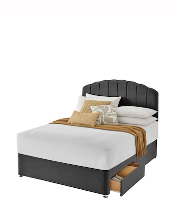Silentnight Velvet 2 Drawer Divan Base Only