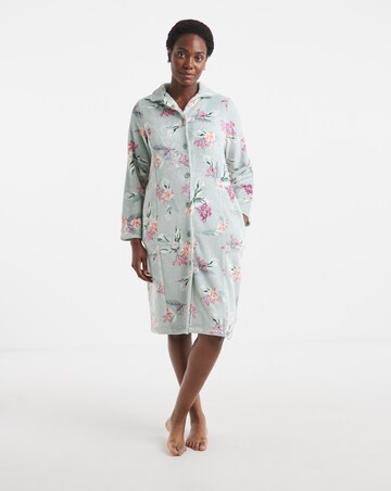 Julipa Button Through Midi Dressing Gown