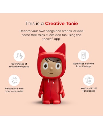 Toniebox 2 Sky Blue Starter Set and 4 Audio Characters Bundle