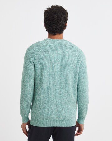 Cotton Twist Crew Neck Knitted Jumper