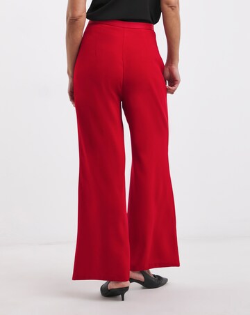 Satin Back Crepe Wide Leg Trouser