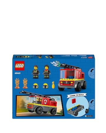 LEGO City Fire Engine with Ladder, Firefighter Toy 60463