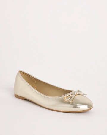 Selena Classic Flat Ballerina Shoes Wide E Fit