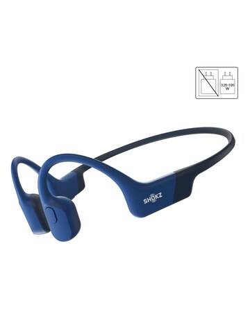 Shokz OpenRun Bone Conduction Open-Ear Headphones - Blue
