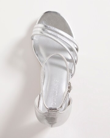 Court Heeled Sandal - Wide Fit (E)