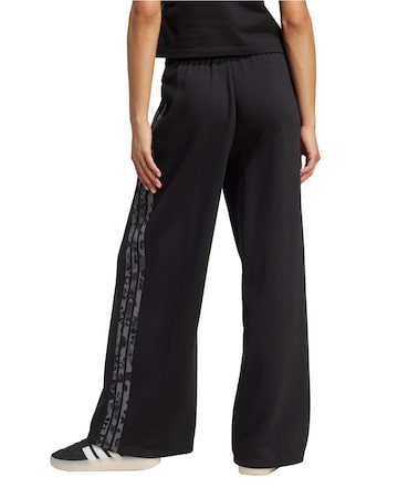 adidas Wide Leg Leopard Print 3 Stripe Jogger