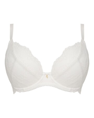 Gossard Superboost Lace NonPad Plunge Wired Bra White