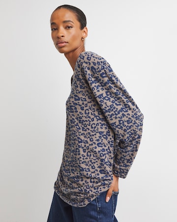 Soft Touch V-Neck Longline Top