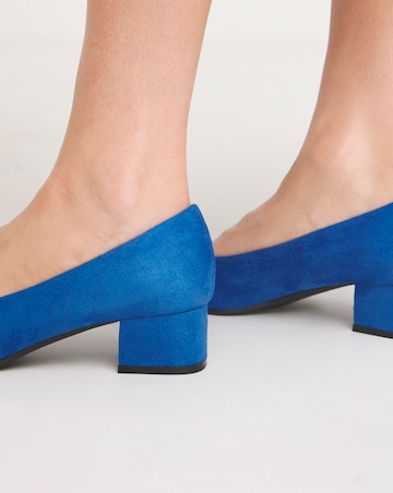 Orlia Block Heel Court Shoe - Extra Wide Fit (EEE)