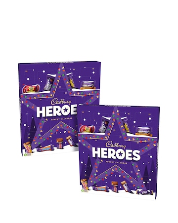 Cadbury Heroes Advent Calendar Twin Pack