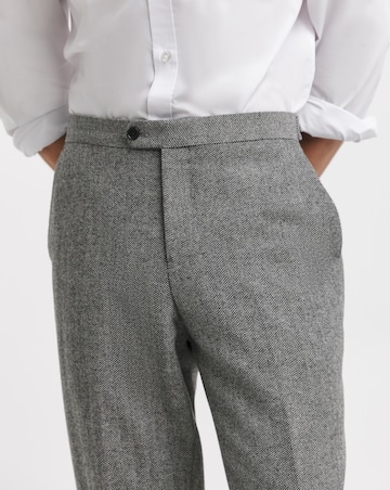 Herringbone Tweed Reg Fit Trouser