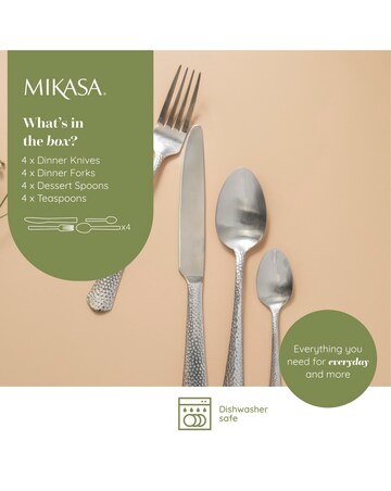Mikasa Broadway 16pc Stainless Steel Cutlery Set