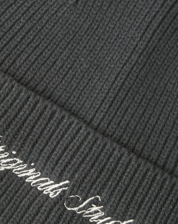 Jack & Jones Norrebro Embroidered Beanie - Grey