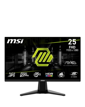 MSI MAG 255F E20 24in FHD 200Hz 0.5ms AI Vision Gaming Monitor