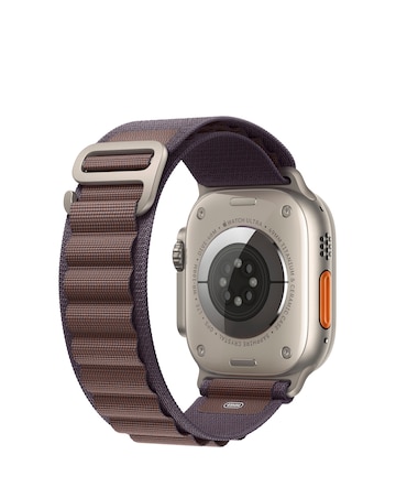 Apple Watch Ultra 2 Cellular 49mm Titanium Case with Indigo Alpine Loop - Large