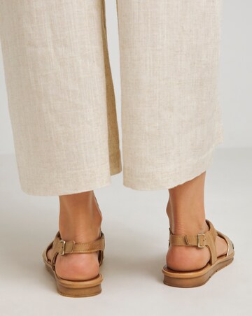 Nadia Leather Tubular Sandal - Standard Fit (D)