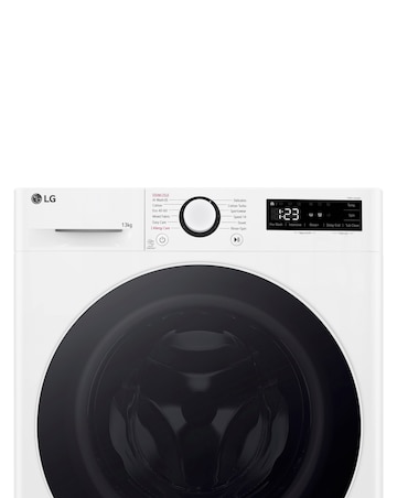 LG TurboWash F4Y513WWLN1 13kg Washing Machine 1400rpm White - A Rated