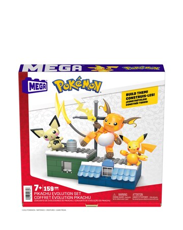 Mega Construx Pokemon Style Pikachu Evo Set