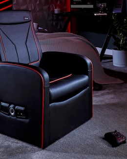 X Rocker Shift Luxe JR 2.1 Stereo Storage Gaming Chair with Subwoofer
