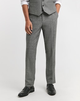 Herringbone Tweed Reg Fit Trouser