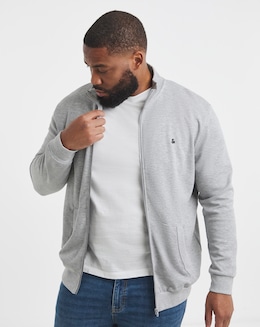 Jack &amp; Jones Paulos Full Zip Sweatshirt - Grey