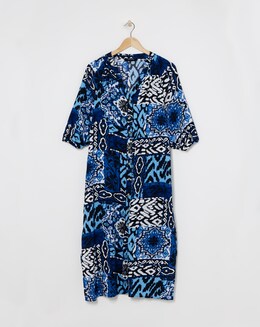 Printed Kaftan Dress