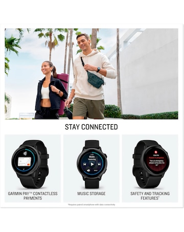 Garmin Vivoactive 6 AMOLED 42mm Smart Watch - Jasper Green