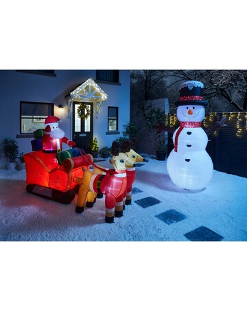 Inflatable Santas Sleigh - 2.4m