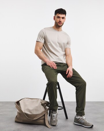 Premium Mercerised Supima Cotton T-Shirt- Grey Stone