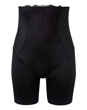 MAGISCULPT Firm Control Ella Lace Anti Chafing Thighshaper Shorts - Black