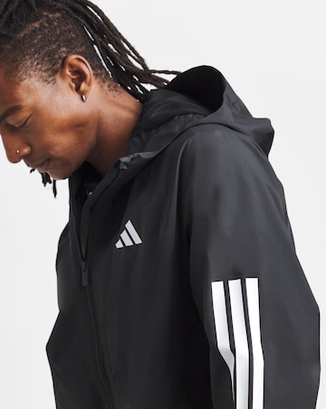 adidas 3 Stripes Hooded Rain Jacket