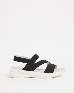 Cushion Walk Elasticated Sandal E Fit