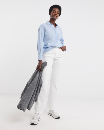 Magisculpt White Straight Leg Jeans