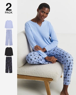 JD Williams (2 Pack) Cotton Pyjama Sets