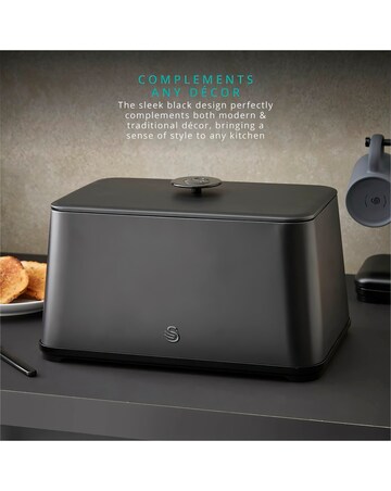 Swan Stealth Bread Bin