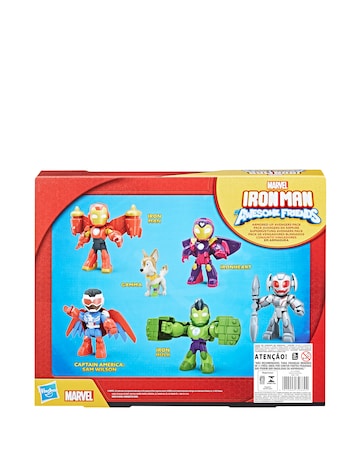 Marvel Iron Man and his Awesome Friends Armored-Up Avengers Pack Action Figures
