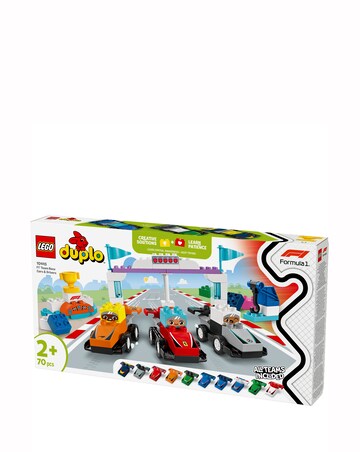 LEGO DUPLO F1 Team Race Cars & Drivers Role Play Toy 10445