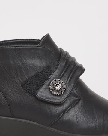 Cushion Walk Touch & Close Ankle Boot Extra Wide EEE Fit