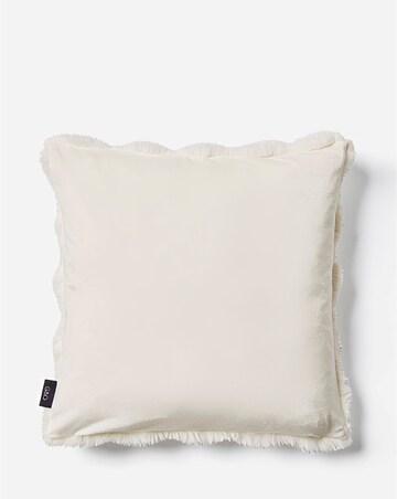 Bubble Faux Fur Cushion - Ivory
