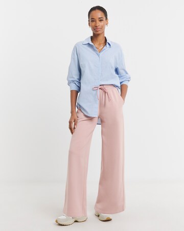Blush Wide Leg Jogger
