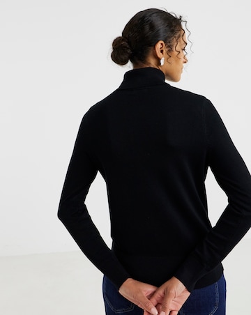 Black High Neck Jumper