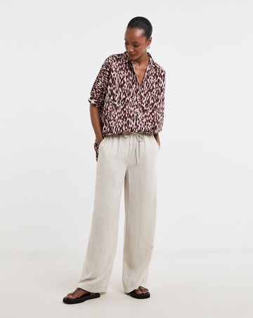 Printed Oversized Blouse
