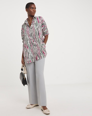 Printed Oversized Blouse
