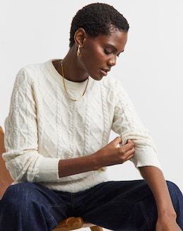 Ivory Cable Jumper