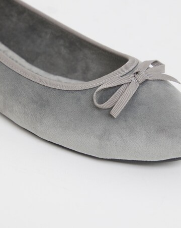 Moxie Soft Ballerina Slippers - Wide Fit (E)